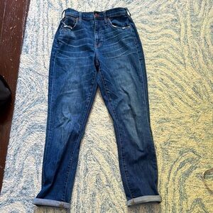 Madewell high-rise slim boy jean 26